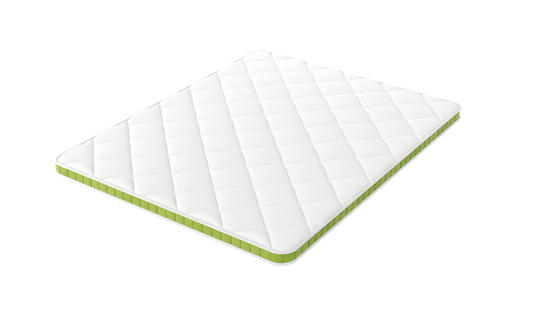 Surmatelas mousse mémoire de forme haute densité - VITA TOP VERT - Topper 5 cm