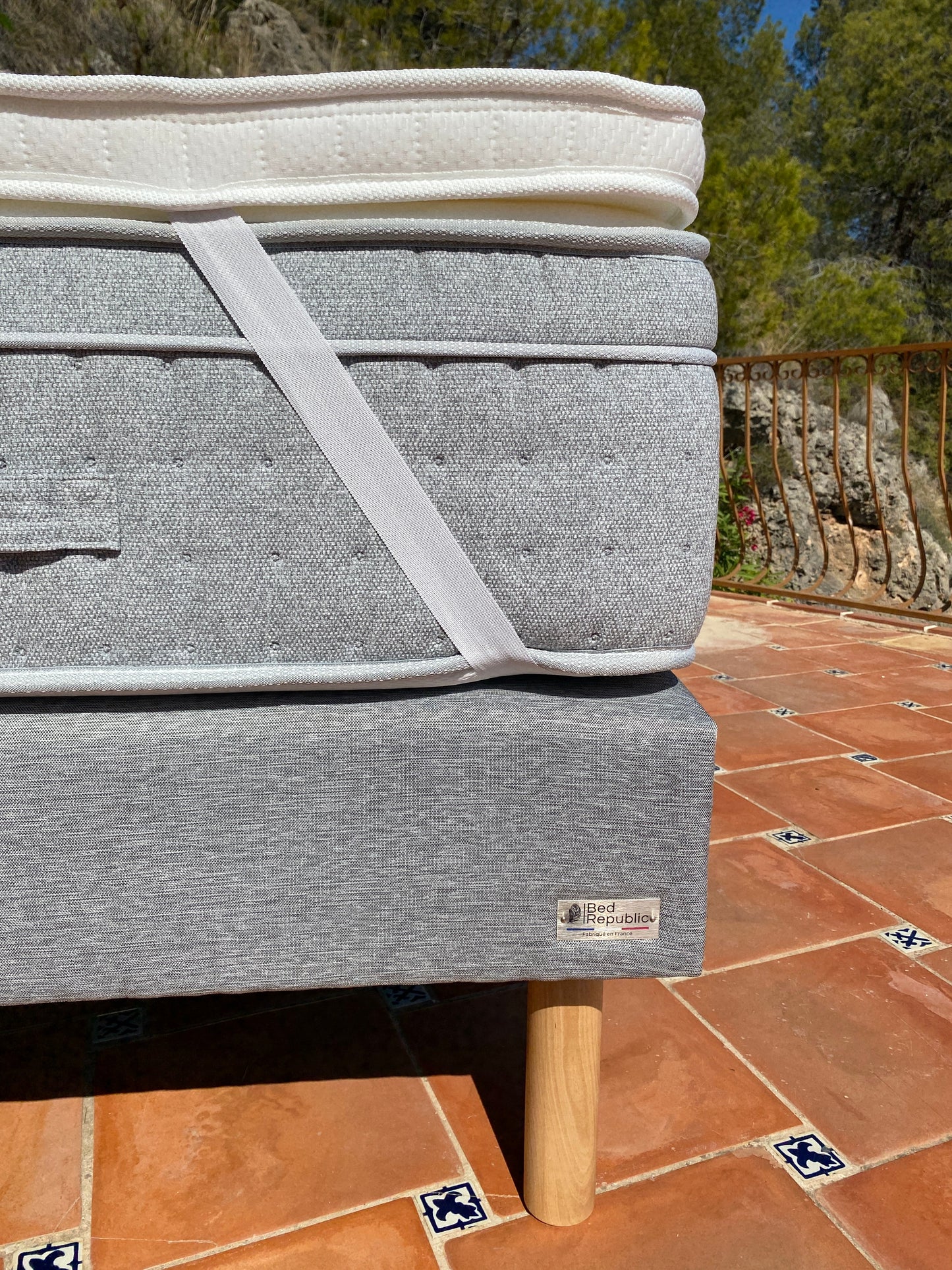 Surmatelas mousse mémoire de forme SO ! TOP BLANC 5 cm