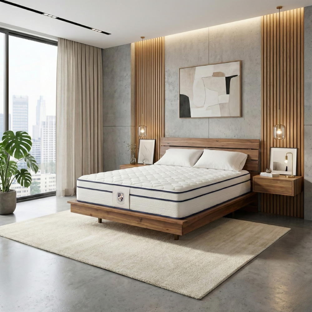 Matelas Mousse Haute Densité Mémoire de Forme - SOVEREIGN 30 cm