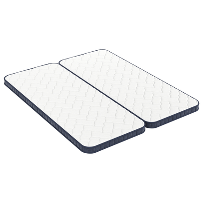 Surmatelas 2 en 1 bleu marine - LEOTOP - TOPPER 5 cm