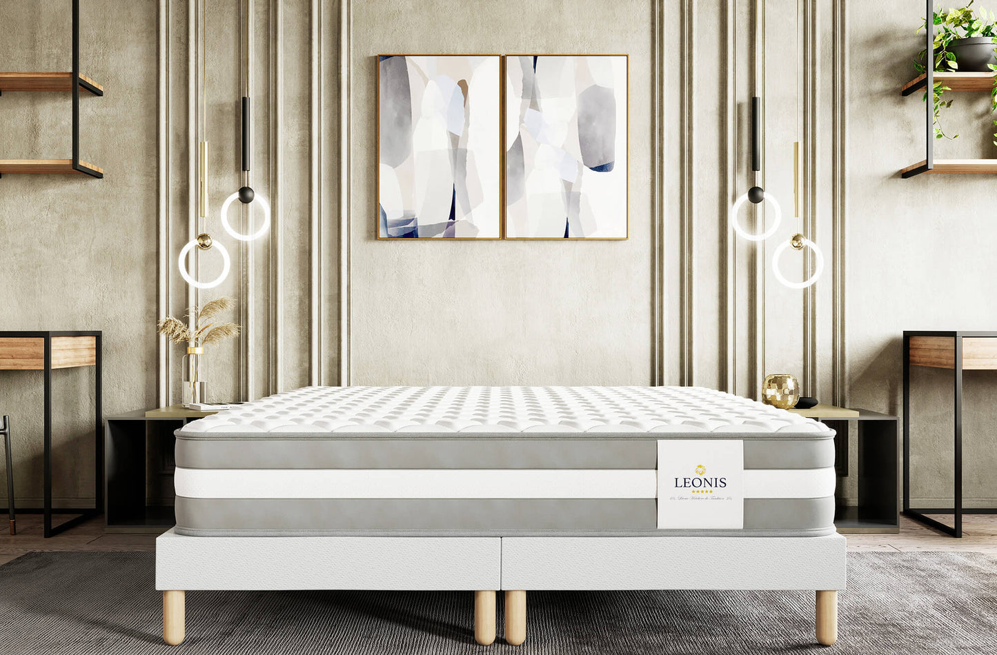 Memory foam mattress - LEON 22 cm