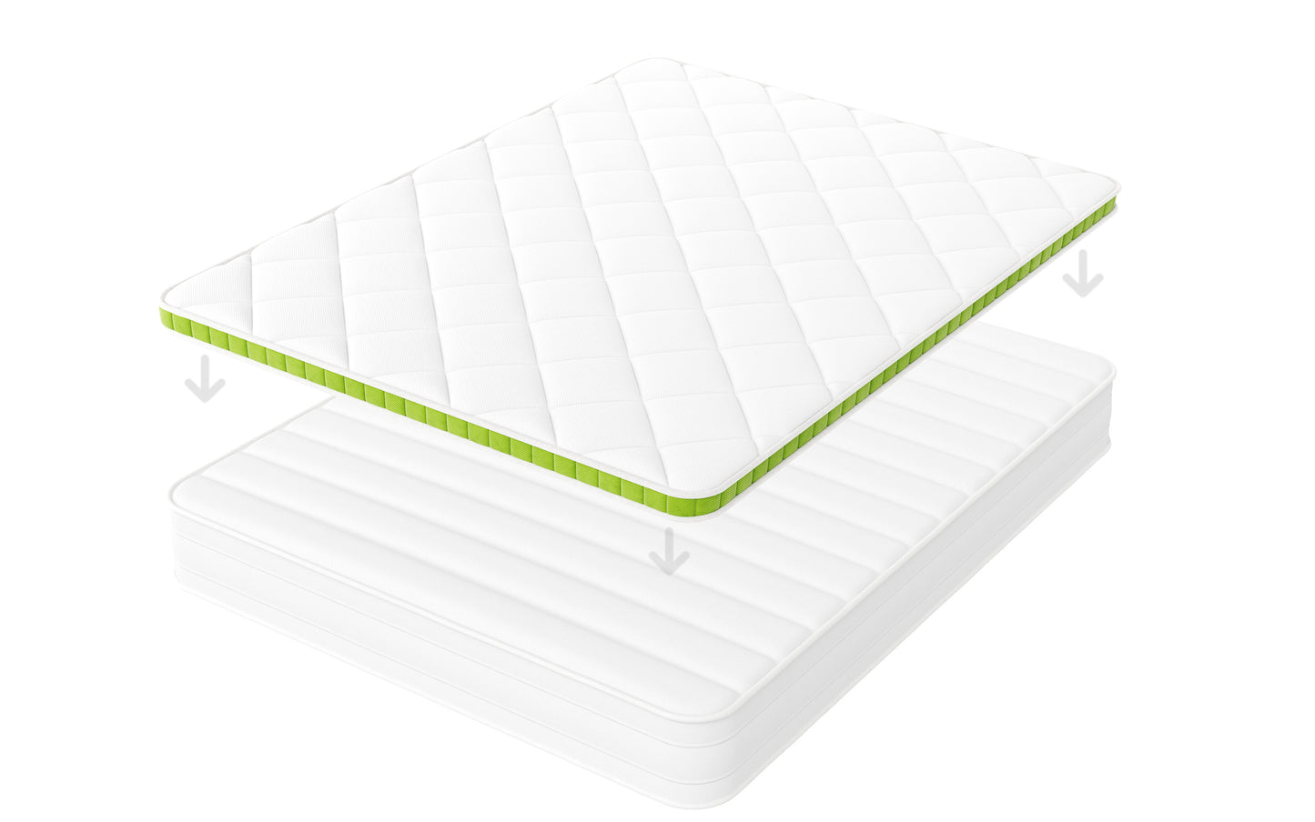 Thin and discreet mattress topper - MIRATOP 5 cm