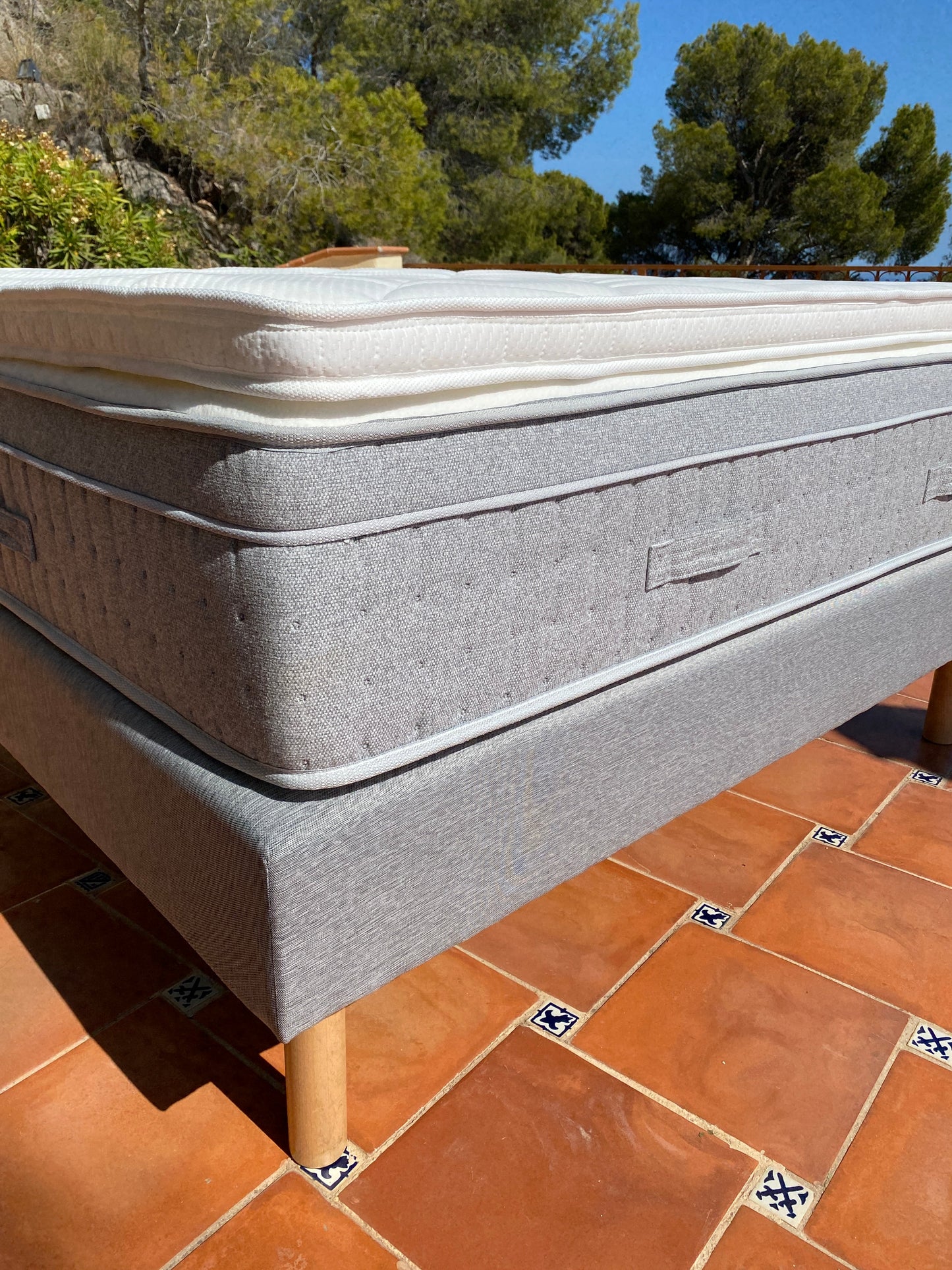 Surmatelas mousse mémoire de forme SO ! TOP BLANC 5 cm
