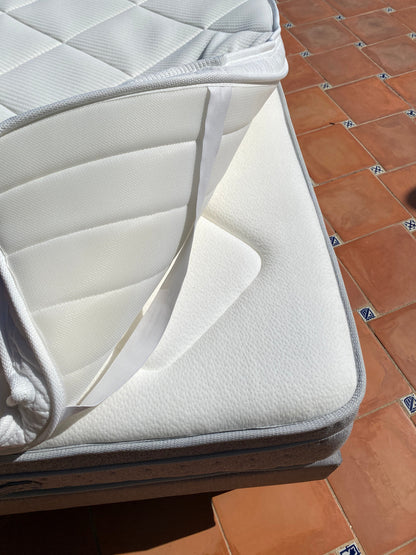 Surmatelas mousse mémoire de forme SO ! TOP BLANC 5 cm